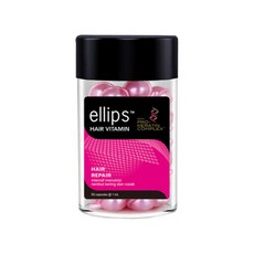 ellips 意立詩 摩洛哥油瓶裝晨玫瑰髮油 50入, 1個, 50ml