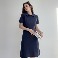 더시럽 여성용 깔끔 슬렌더 미니 원피스