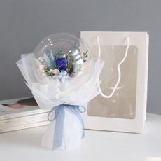 MORIANN 燈泡氣球花束, 藍色