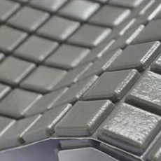 PEONIST 格紋隔熱泡棉磚, 灰色, 10個