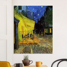 세잔느화실 명화 인테리어 그림액자 잔잔하며 진한감동 반고흐 밤의까페테라스