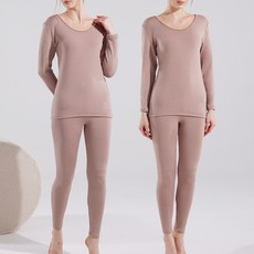 슬레진저 여성용 바디웜 슬림핏 내복 상하의 세트