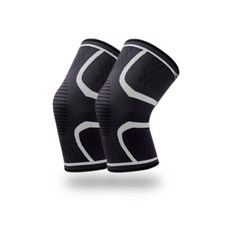 파인듀 무릎 보호대 화이트, 2개