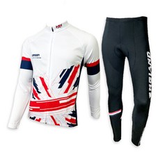 Columbus Korea 男性 Fixie 世界車隊自行車上衣下著套裝 長袖 英國