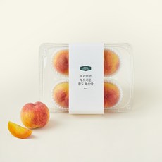 프리미엄 부드러운 황도복숭아 4입, 1.2kg, 1개