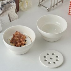 Daparang 陶瓷吸油過濾球 HJ1276, 白色, 2個