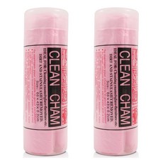 Y플러스원 PVA 습식 스포츠타올 66 x 43 cm, 핑크, 2개