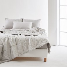 La Pomme Tuwolleon 40支紗羊毛棉被, 中季灰