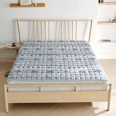 LaMonte 印地安電熱水暖墊床包, 藍色