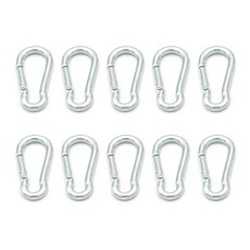 鋼登山扣 10p, 銀