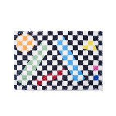 JCP色彩繽紛棋盤格門墊 S, 混合顏色, 1個