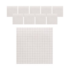 基本款便利貼, 白色方格, 10個, 80張