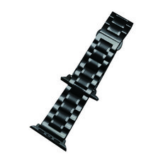 Mani研究所 Apple Watch 頂級系列 金屬錶帶 42~44 mm, 黑色