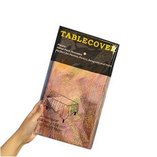 Market Pio 廚房珠光鋁箔一次性桌布 類型2, 1入, 3個