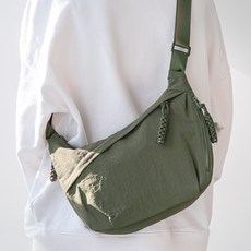 GOOSPERY 日常可頌斜揹包, 卡其色