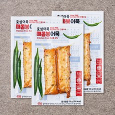 효성어묵 매콤 봉어묵, 120g, 3개