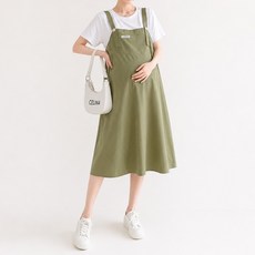 아이캔심플 모던 캐주얼 멜빵 레이어드 임산부 원피스