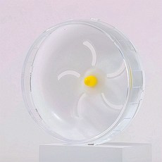 Pet Flow 旋轉粉彩色系圓形小動物滾輪 M, 白色, 1個