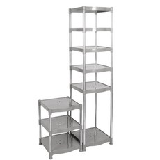 CleanArt Plus Decor's in 9 層靴子鞋展示架, 灰色的