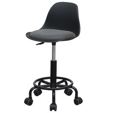 21C Trend 移動式麻糬吧椅, 黑色+灰色, 1個