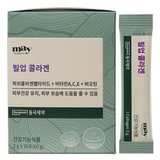 Mayalways 魚膠原蛋白勝肽維他命粉隨身包 30條入, 1盒, 60g