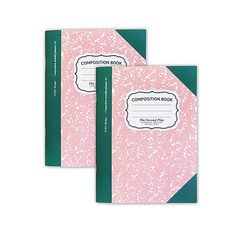 Iciel design Composition Second 月間計畫本 2入組, 粉綠色