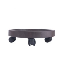 이동식 고급 화분 받침대, 브라운