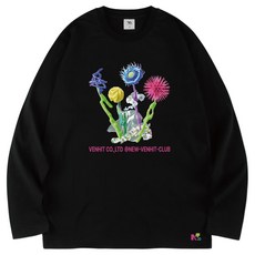 벤힛 남성용 통기성 모션플라워 면 긴팔 티셔츠