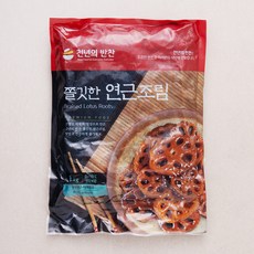 천년의반찬 쫄깃한 연근조림, 1kg, 1개