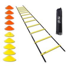 Skywiz 足球敏捷性訓練套組 1號, 1組, 橘色 + 黃色 + 黑色