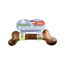 Pet Qwerks Toys 小狗恐龍木棍樹皮bon牛排l, 單色, 1個