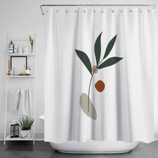 마켓에이 욕실 방수 감성심플 샤워커튼 200 x 180 cm, 1개, TYPE04