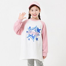 Kids Recipe 女童星星拉克蘭袖連身裙