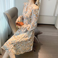 모이르벨라 줄리 플라워 롱 원피스