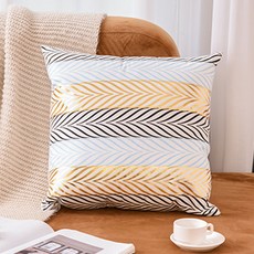 위드제이앤비 북유럽 인테리어 소파 골드 쿠션 커버 BZ3777-6