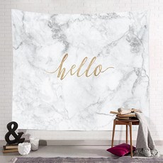 에어 대리석무늬 패브릭 포스터, F 플러시 천