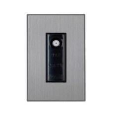 TILINS ELC CATV2室插座 深灰色, 1個