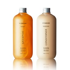 FIT YOUR SKIN Dan Dan 洗髮精 500ml+潤髮乳 500ml, 1套