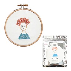 MIYUKI 品牌紗線 Nui 刺繡 DIY 材料包 Poco Poco HCA15//1, 混合色, 1個