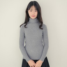 CocoDream 兒童款基本款修身針織高領T恤