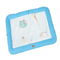 맘피스 반려동물 더위 날릴 쿨 방석, 블루, 1개