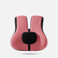 River Fox 車用記憶棉腰部靠墊, 粉紅色, 1個