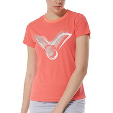 VICTOR 勝利體育 女款 T 恤 V91RT-5289W