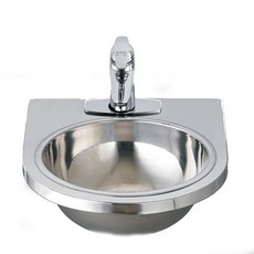 Olivia不鏽鋼洗臉盆壁掛式, 1個, 不鏽鋼