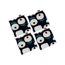 파라다이소 이중원단 북유럽 패턴 인테리어 소품 냄비받침 컵받침 코스터, 01, 4개