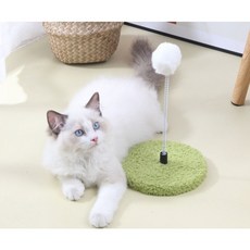 蓋茨比貓棉球玩具, 1個, 綠色