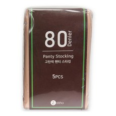 Zobha 高彈力 絲襪 連褲型 5入組 80D