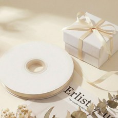 리드홈 얇은 고밀도 양면 공단 대용량 리본 5mm, 크림, 1개, 90m 크림, 1개, 90m