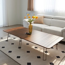 스토리퍼니쳐 국내생산 E0 LPM 9파이 바움 거실 쇼파 테이블 고객직접설치, 콜롬비아 월넛