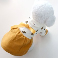 honeydog 母犬動物韓服 HDHA00418, 黃色